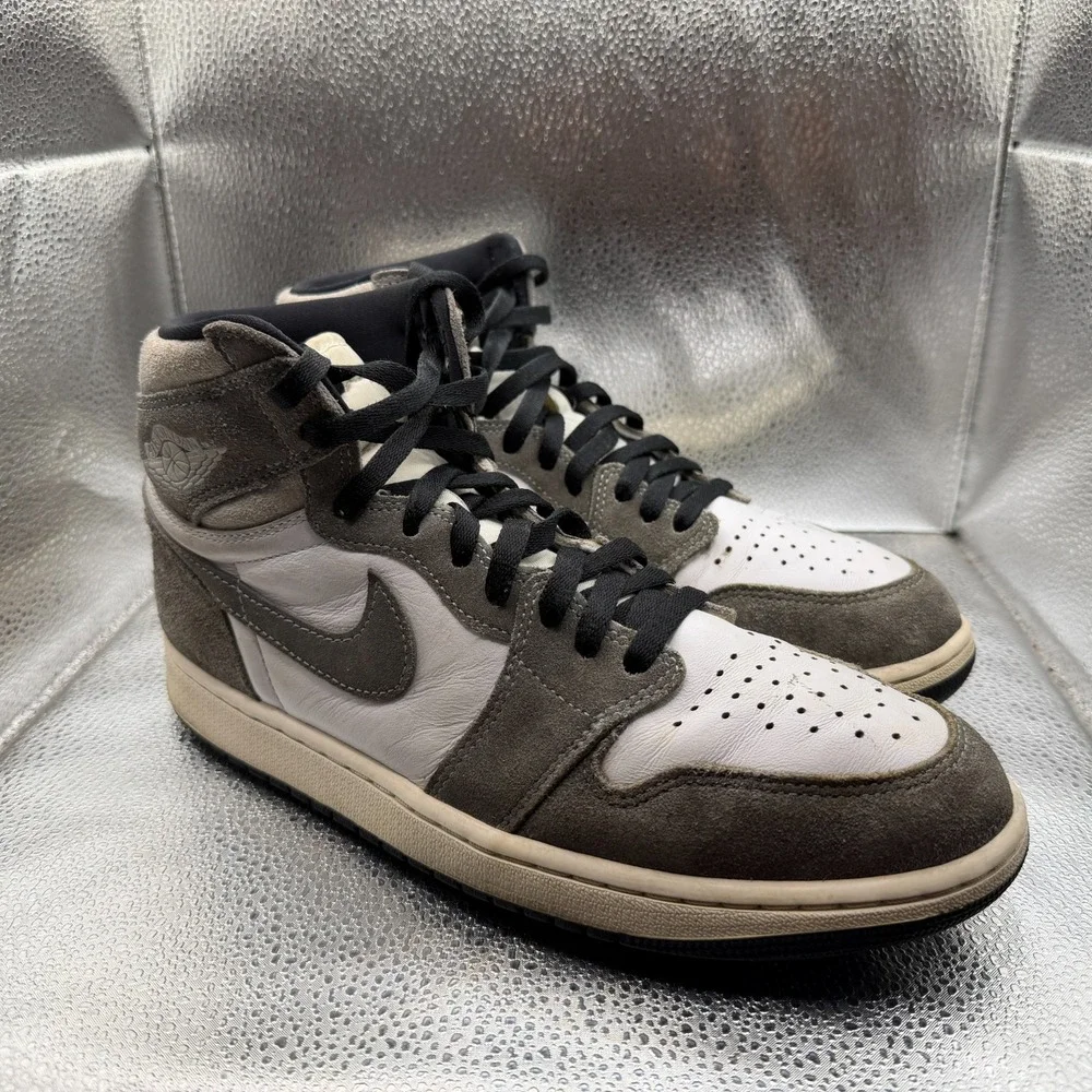 Size 10 Air Jordan 1 Retro OG High Washed Black Mens Athletic Shoes DZ5485-051